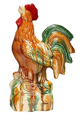 唐三彩文创公鸡生肖鸡吉祥物招财