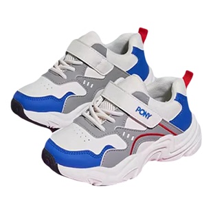 pony儿童运动鞋男童女童休闲鞋儿童老爹鞋魔术贴鞋青少年学生鞋子