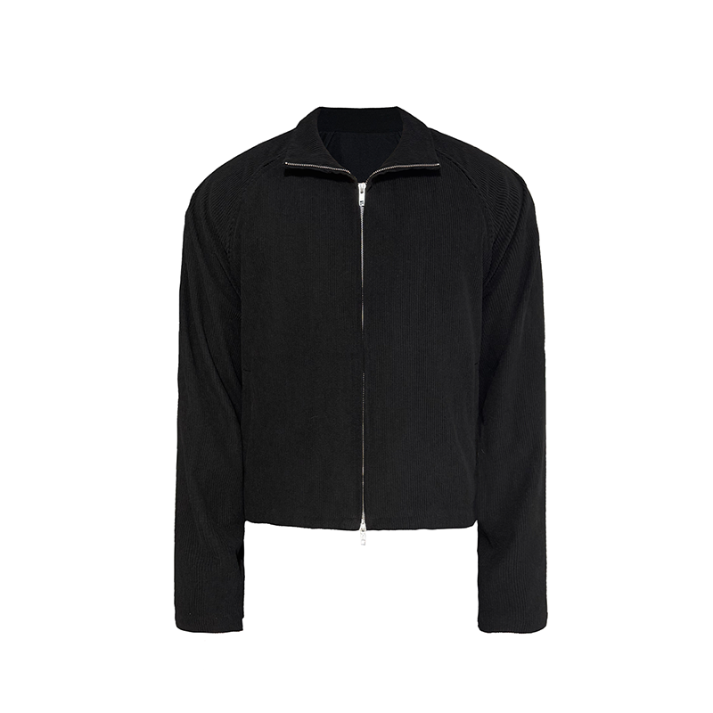 JCAESAR CORDUROY JACKET灯芯绒双拉链夹克 高克重肌理面料  短宽