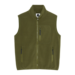 Polar Skate Co Basic Fleece Vest 秋摇粒绒休闲运动背心马甲潮