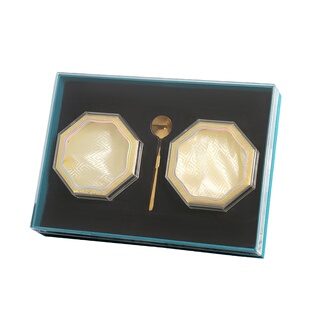 名贵双拼盒通用礼盒空盒燕窝虫草西洋参石斛羊肚菌海参干贝礼品盒