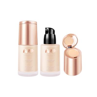 NOVO沁润养肤遮瑕粉底液遮瑕保湿持久不脱妆干皮油皮混油bb霜膏女