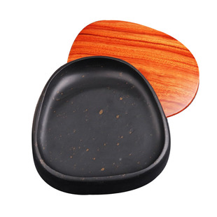 安徽歙砚手工金星砚台带盖天然原石书法绘画专用大墨池研磨墨成人学生用文房四宝并肩端砚高档老坑素砚徽砚