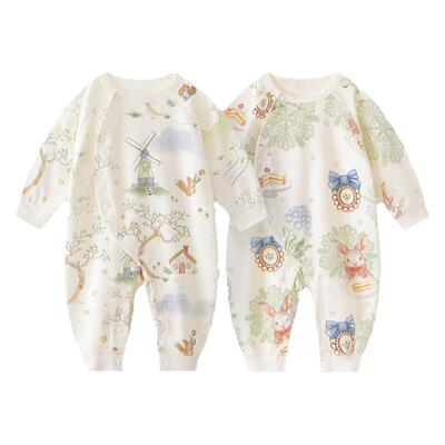 婴幼儿衣服新生婴儿连体衣春秋款
