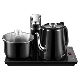 苏泊尔全自动上水电热烧水壶泡茶桌专用嵌入式保温抽水茶台一体机