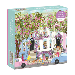 【官方授权】Galison拼图春天的庭院1000片拼图成人版情人节礼物