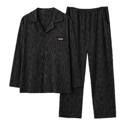 春秋季日系男士家居服套装可外穿