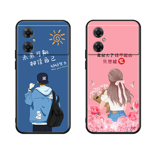 luckrider适用于红米note11R 手机壳minote11R保护套note11r努力赚钱nt11r外壳22095RA98C文字redminote11r创