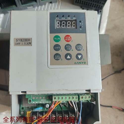 （请询价）新尔变频器SY8200H一2S1R5G，拆机，功能包好，实物