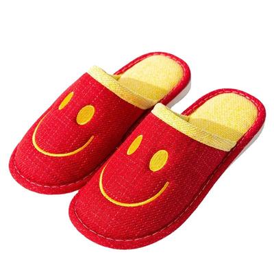 居家室内地板四季通用亚麻棉拖鞋