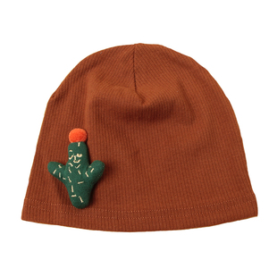 婴儿帽子秋冬季宝宝可爱超萌春秋薄款纯棉冬天男童女童针织套头帽