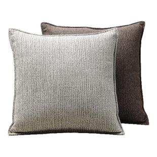 雪尼尔北欧沙发抱枕靠垫家用客厅纯色简约现代靠背靠枕抱枕抱枕套