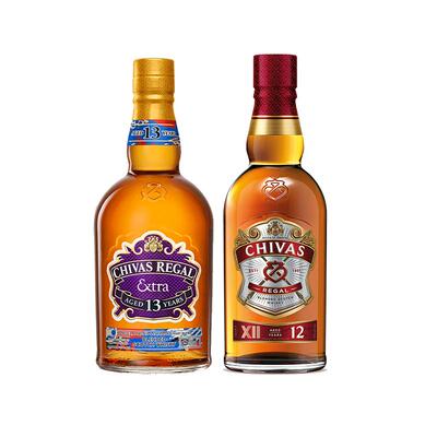 芝华士13年波本+12年500威士忌