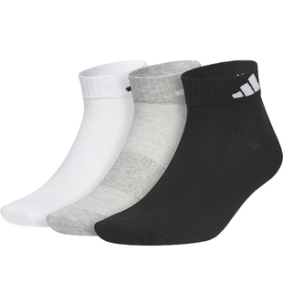 adidas阿迪达斯男女SPW ANK SOCK 3P百搭舒适休闲袜三双装JC9268