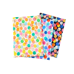 日本进口yukiemon松浦60支纯棉布料气球乐园柔软透气可爱服装面料