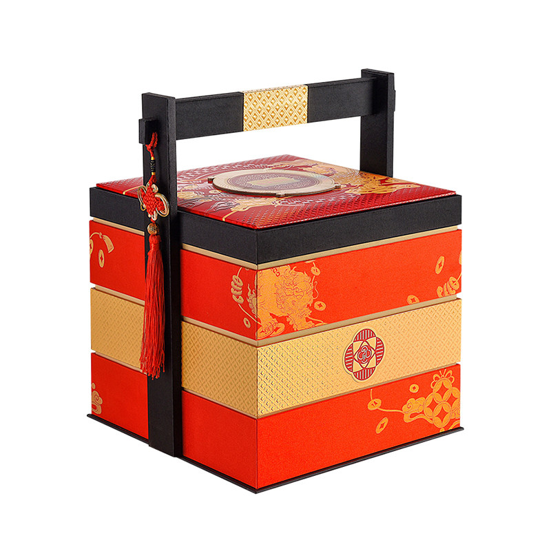 月满中秋三层提篮16味团圆好礼
