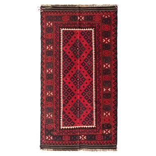 阿富汗进口手工编织羊毛红色kilim波西米亚民族风客厅挂毯地毯垫