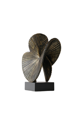 意式简约花瓣抽象雕塑摆件