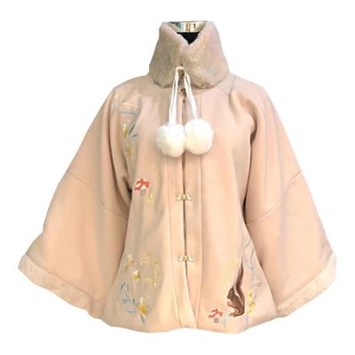 国风明制汉服新中式毛呢2023