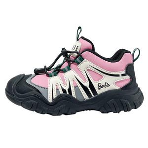 芭比童鞋女童运动鞋2025新款秋冬季加绒二棉鞋女孩鞋子儿童登山鞋