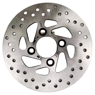 济南铃木摩托车配件 UU125T优友 铃木UY125T前刹车盘 前碟刹盘