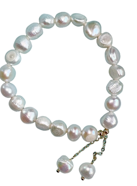 魅芽仙骨天然淡水珍珠手作手链