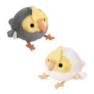 波普自然玄凤鹦鹉mini啾团子发声玩偶鸟毛绒七夕情人节挂件礼物