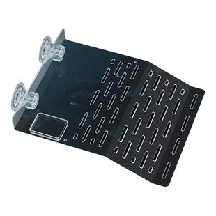 亚克力乌龟强力吸盘晒台爬台栖息地隔离板壁挂式养龟爬箱漂浮鱼缸