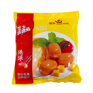 香港7-11芝士波波肠 维京烟熏风味香浓芝士脆皮香肠180g 约15粒