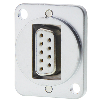 RS232机柜面板前锁定焊接型母座