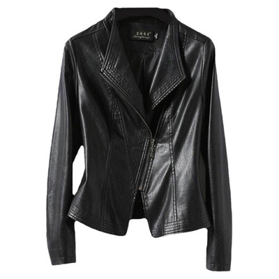 海宁真皮皮衣女短款修身显瘦外套