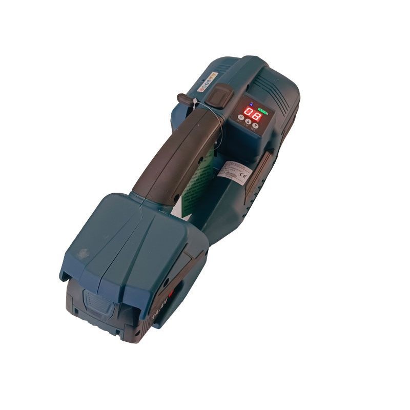 V2手提式pet塑钢带13/16热熔电动捆扎机打包机自动拉紧器式