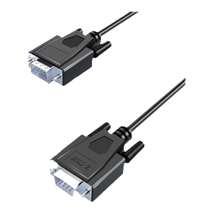 Z-TEK力特 USB转232串口线公头DB9针工业级com转换器模块 适win11免驱 USB转rs232串口线