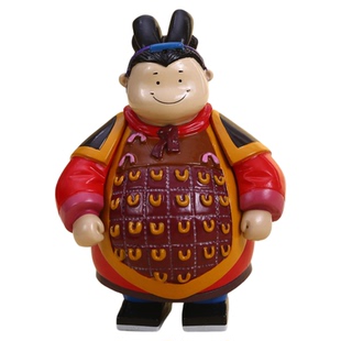 秦大大秦胖胖玩偶兵马俑手办桌面摆件西安文创纪念品陕西旅游特产