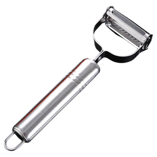 不锈钢削皮刀家用多功能刮皮刀水果蔬菜瓜刨土豆削皮器刨丝神器