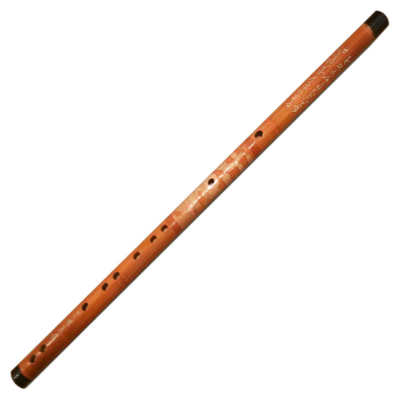 红竹珍品签名笛子 吴继红签名竹笛子