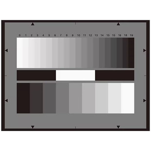 灰度测试卡亮度对比度伽马灰阶动态范围监控摄像机测试图1X0.75M