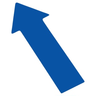 安全通道箭头指示地贴防水地贴箭头贴标识箭头地贴箭头直行左拐右拐地面安全标识车间地面指示标识方向指引贴