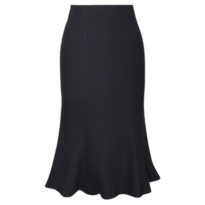 LadyJBC同源弹力羊毛鱼尾半身裙