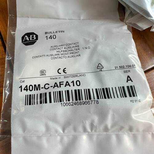 议价Ab Rockwell Auxiliary Contact 140M-C-Afa 10 Original Pac