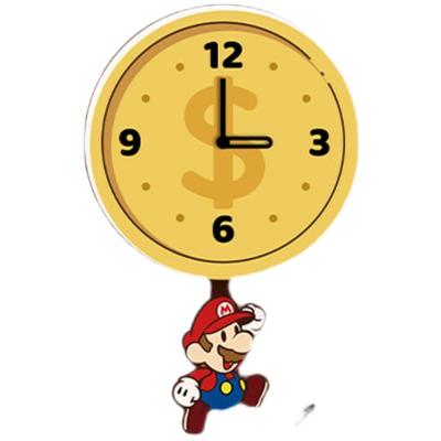 【2025新款】马里奥客厅挂钟