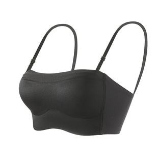 抹胸内衣女夏薄款无痕小胸防走光裹胸美背吊带背心一体文胸无钢圈