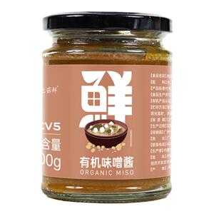 全食物日记 CV5有机味噌酱类调料300g瓶装日式味噌汤炖炒火锅腌制