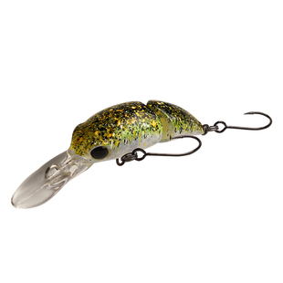 黑坑管理场钓鳟鱼饵专用小两节浮水米诺路亚饵微物单钩虹鳟鱼假饵