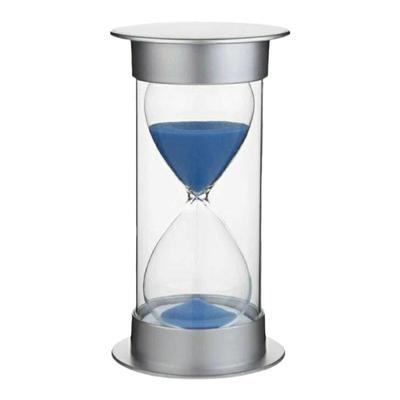 一寸光阴塑胶银盖沙漏计时器防摔