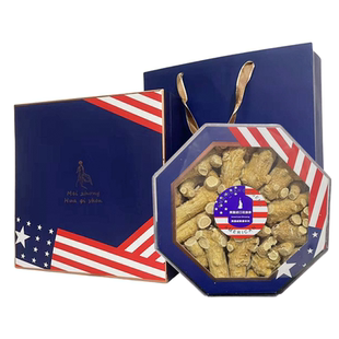 花旗参正品官方旗舰店礼盒装500g美国进口花旗参礼盒送长辈伴手礼