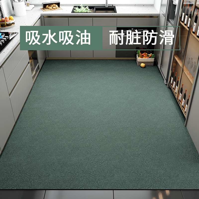 厨房地垫耐脏脚垫吸油吸水家用长条地毯防滑防油防水垫硅藻泥地垫