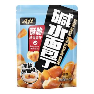 Aji海盐焦糖烤肉味面包丁碱水面包干休闲办公室解馋糕点小吃零食