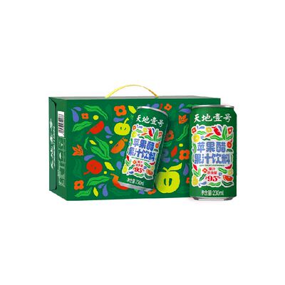 天地壹号苹果醋饮料230mlx15罐
