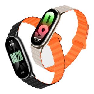 适用小米手环10磁吸硅胶回环8/9表带NFC通用版7/6/5运动4/3智能xiaomi八九代男生腕带女生手链可爱春夏
